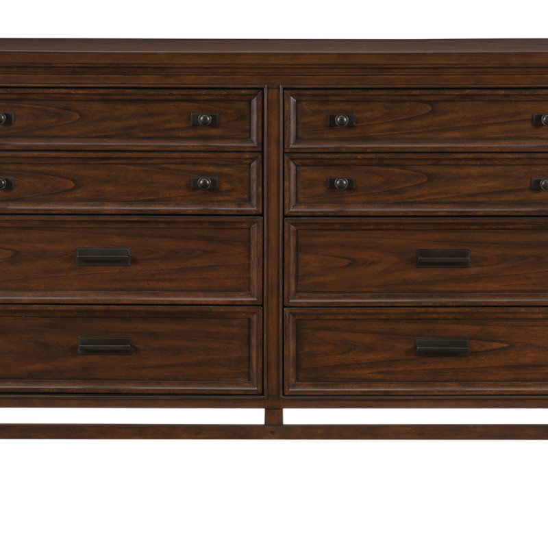 1649-5 Frazier Park Dresser - Brown Cherry