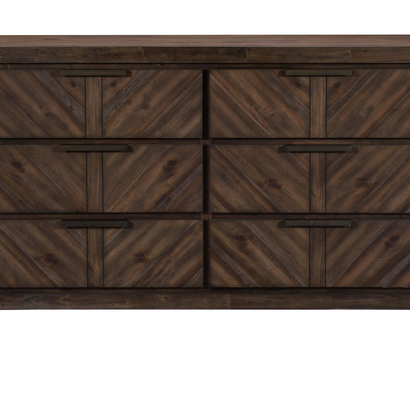 1648-5 Parnell Dresser - Rustic Cherry