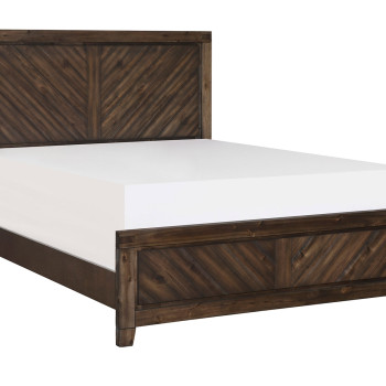 1648K-1CK Parnell California King Bed - Rustic Cherry