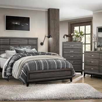 1645-1*4 Davi 4PCS Queen Bedroom Set 