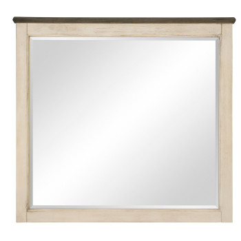 1626-6 Weaver Mirror - Antique White