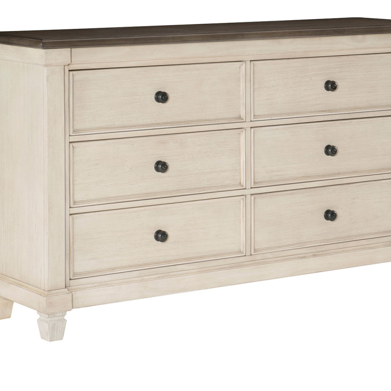 1626-5 Weaver Dresser - Antique White