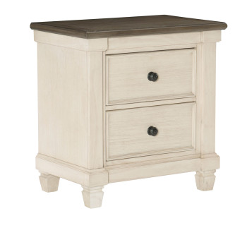 1626-4 Weaver Night Stand - Antique White