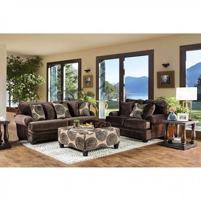SM5142BR BONAVENTURA 2PC SETS SOFA + LOVE SEAT