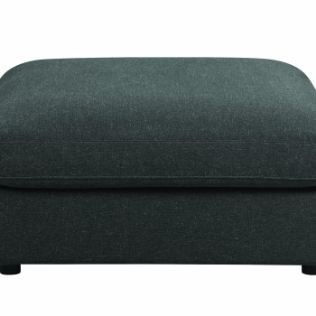 551326 Serene Upholstered Ottoman Charcoal