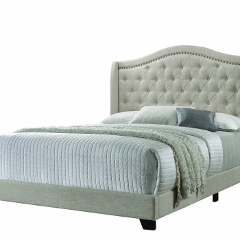 310073Q Sonoma Camel Back Queen Bed Beige