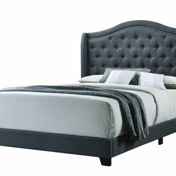 310072F Sonoma Camel Back Full Bed Grey