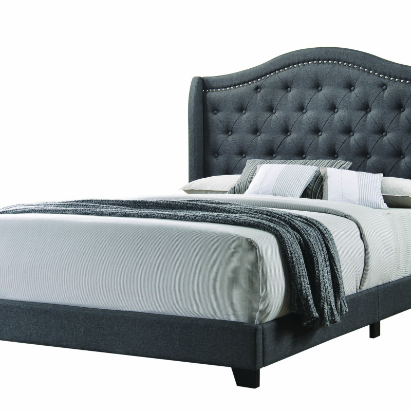 310072KE Sonoma Camel Back Eastern King Bed Grey