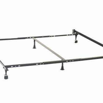 9601QK Metal Bed Frame For Queen, Eastern King And California King Headboards