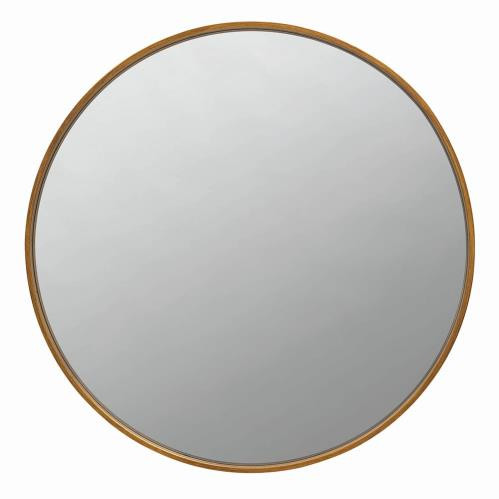 961488 Round Mirror Gold