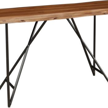 1968-63 Live Edge Light Walnut Sofa Table