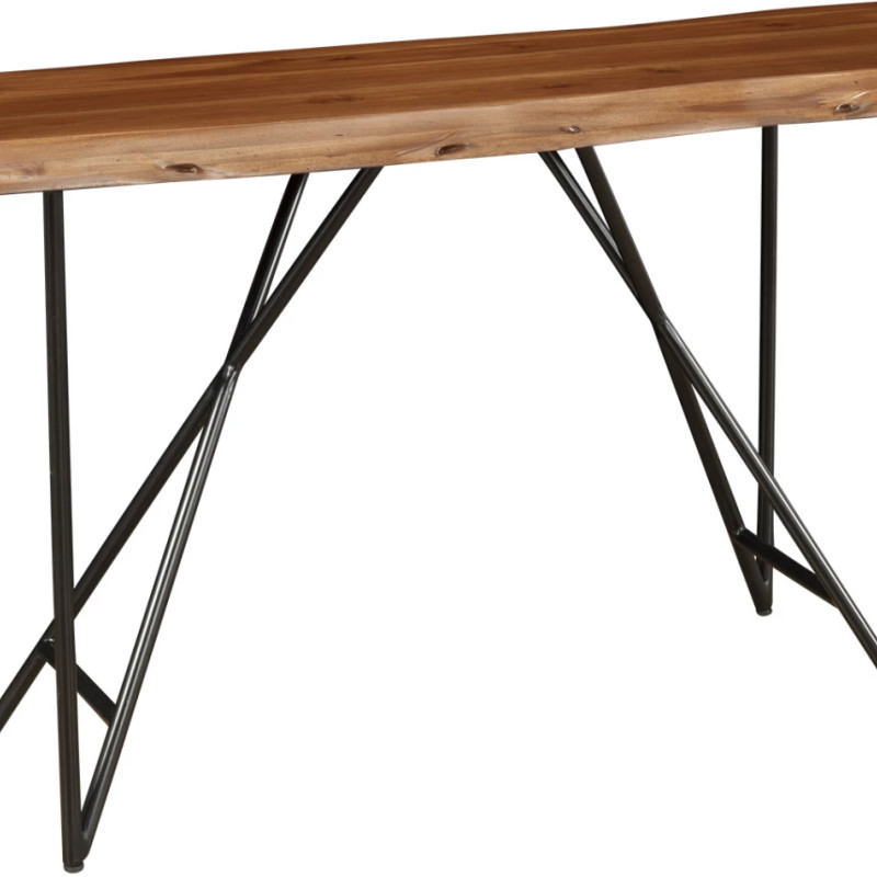 1968-63 Live Edge Light Walnut Sofa Table