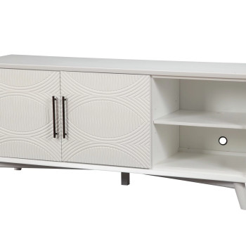 1867-10 Tranquility White Tv Console