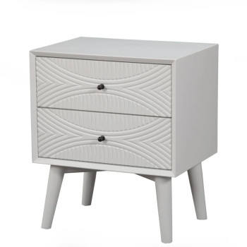 1867-02 Tranquility White Nightstand
