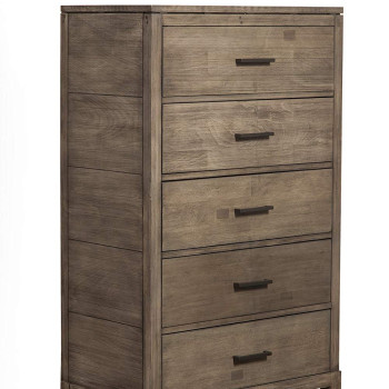 1700-05 Sydney Weathered Grey 5-Drawer Chest