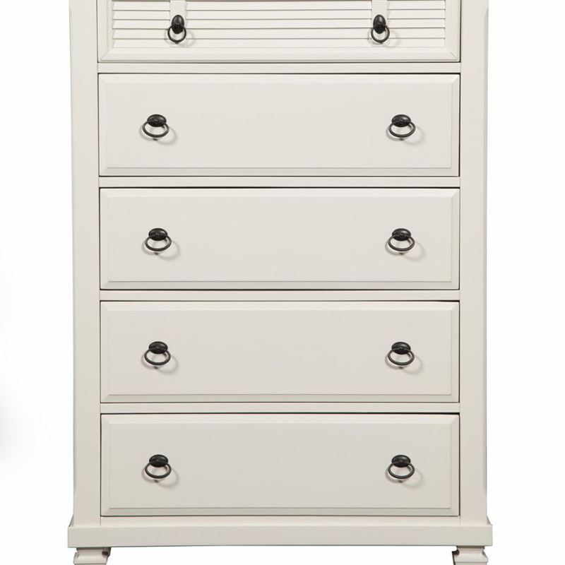 Winchester White 5-Drawer Chest