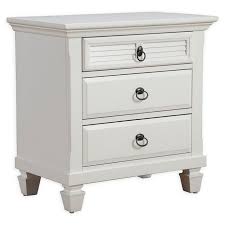 Winchester White 3-Drawer Nightstand
