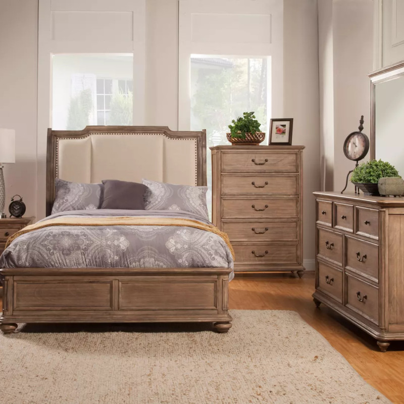 MELBOURNE 3 Piece (Q. Bed, Dresser, Mirror)