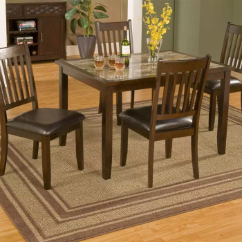CAPITOLA 5 PIECE DINING SET..TABLE X 1PC, CHAIR X 4PCS