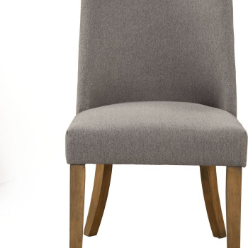 Kensington Reclaimed Natural Upholstered Parson Chairs