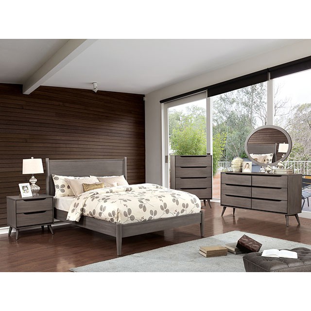 LENNART QUEEN BED CM7386GY-Q