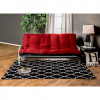 PLOSH 8" BLACK FUTON MATTRESS W/ SPRING FP-2415BR
