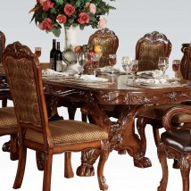 12150 DOUBLE PED. DINING TABLE