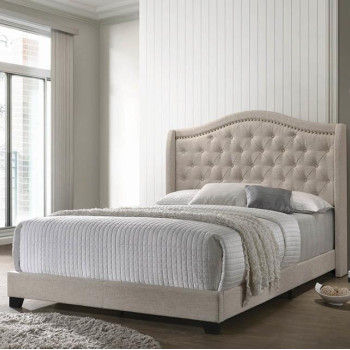 Sonoma Camel Back Full Bed Beige 310073F