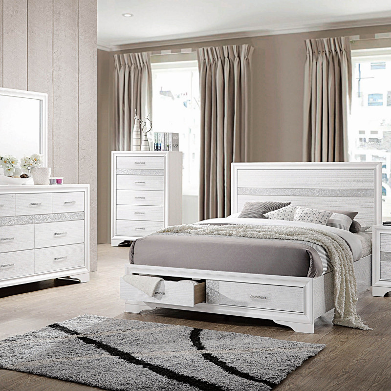 Miranda 4-Piece King Bedroom Collection (KE.BED,NS,DR,MR) 205111KE-S4