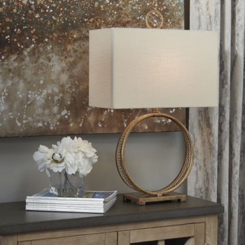 L208124 Mahala Metal Table Lamp