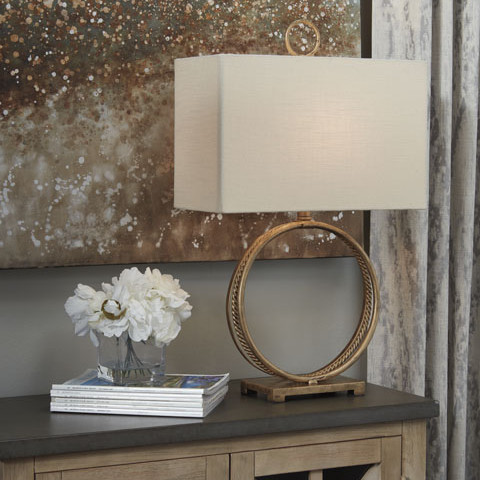 L208124 Mahala Metal Table Lamp