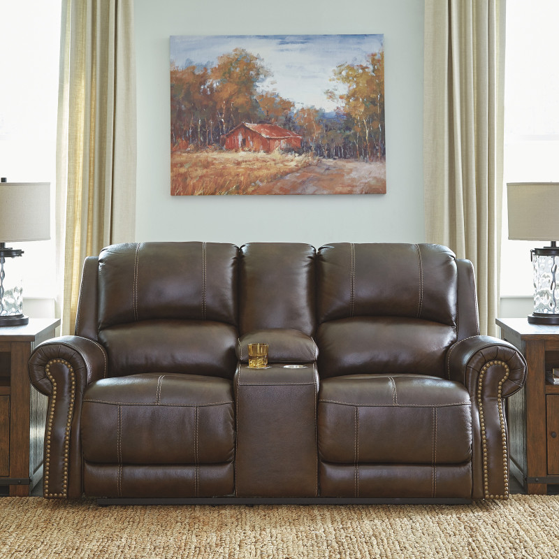 U84604 Buncrana PWR REC Loveseat/CON/ADJ HDRST