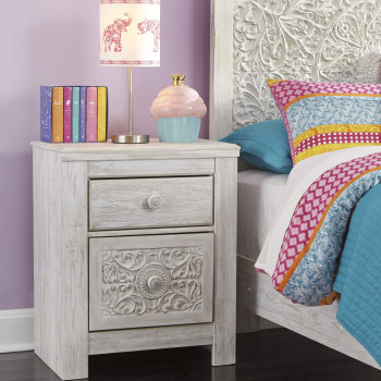B181 Paxberry Two Drawer Night Stand
