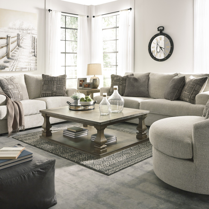 95104 Soletren 3PC SETS Sofa + Loveseat + Swivel Accent Chair