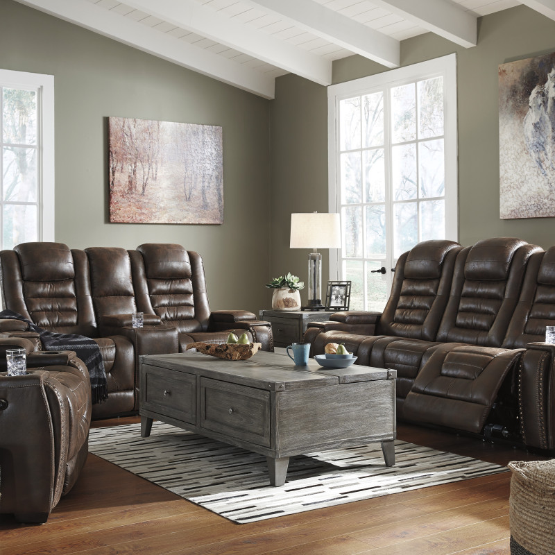 38501 Game Zone 3PC SETS PWR REC Sofa with ADJ Headrest + PWR REC Loveseat/CON/ADJ HDRST + PWR Recliner/ADJ Headrest