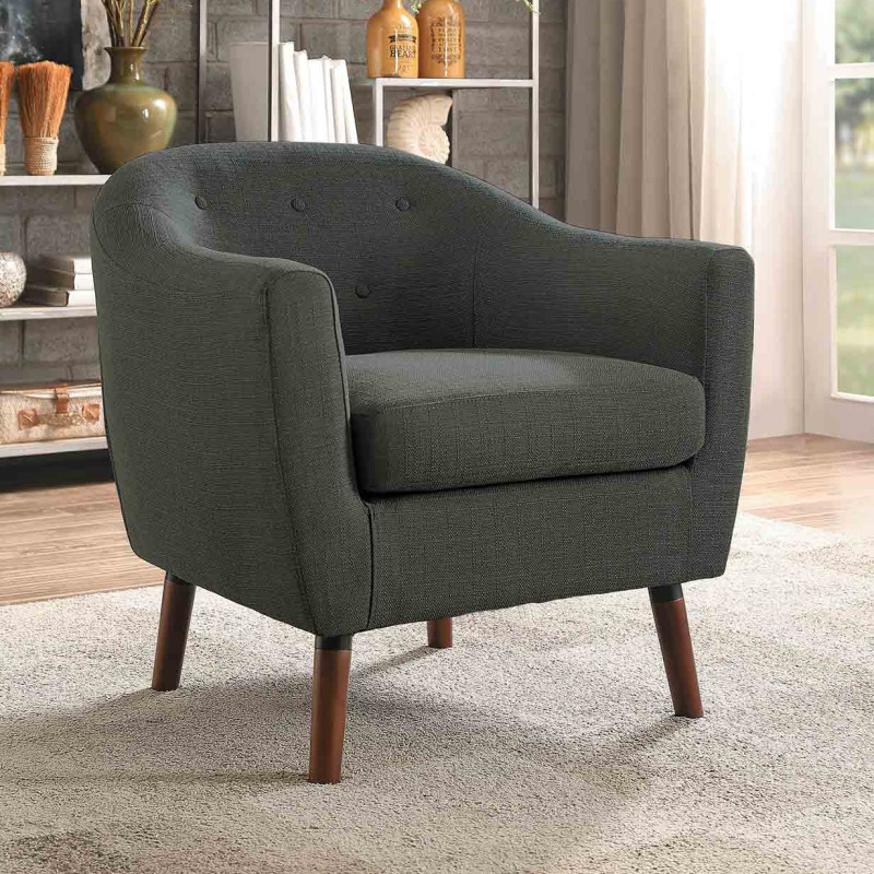 Lucille Accent Chair - Gray 1192GY
