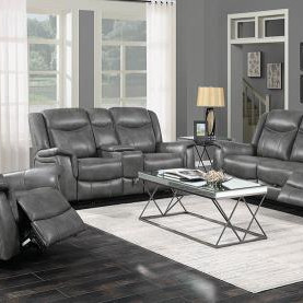 650354-S3 3PC SETS MOTION SOFA + MOTION LOVESEAT + GLIDER RECLINER