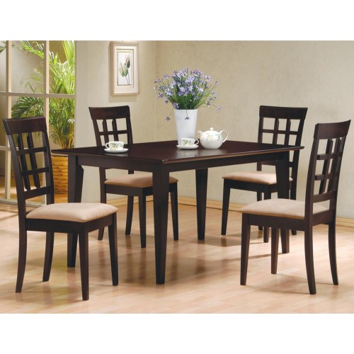 100771+4X2 Mix & Match 5 Piece Dining Set