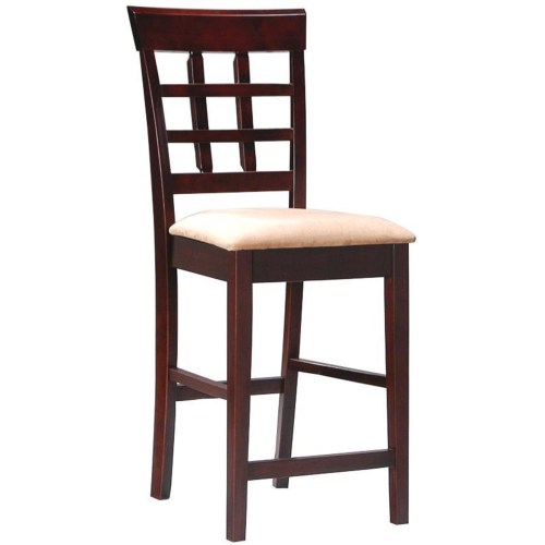 100209 Mix & Match 24" Wheat Back Bar Stool with Fabric Seat