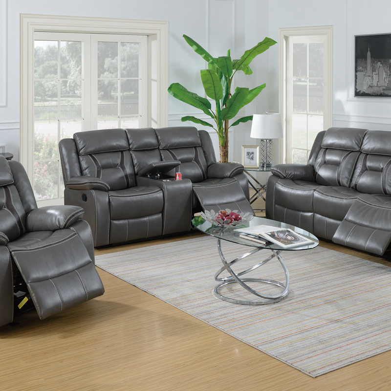 F6797+F6798+F6799 3PC SETS SOFA + LOVESEAT + Glider Recliner