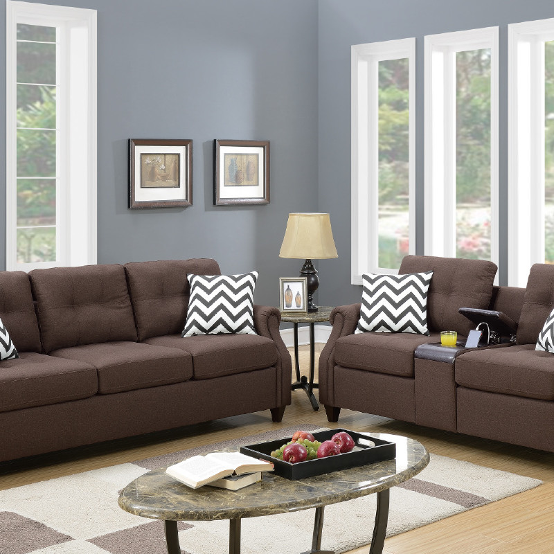 F6413 2-Pcs Sofa Set