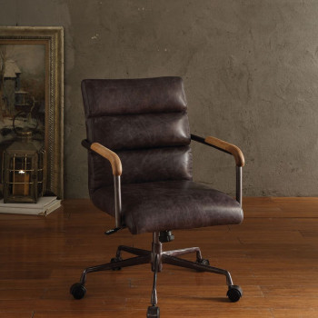 ANTIQUE SLATE OFFICE CHAIR 92415