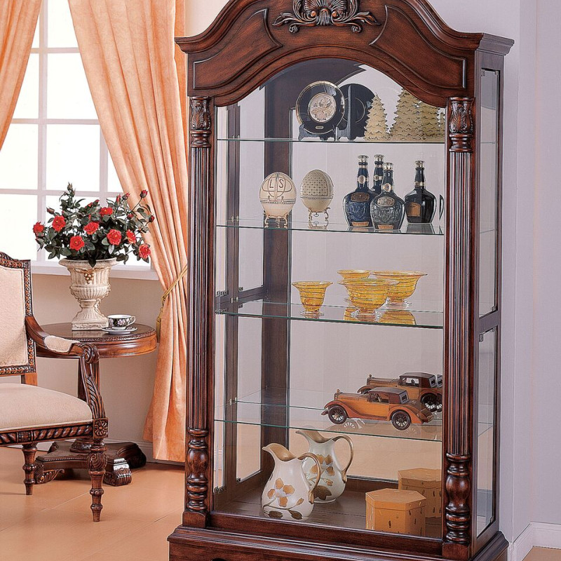 CHERRY CURIO CABINET 90054