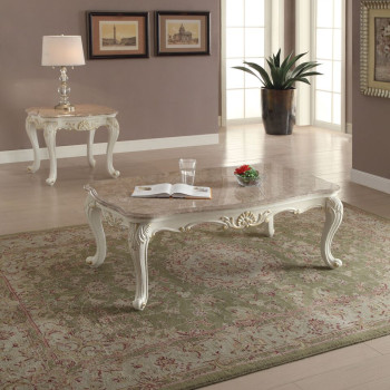 MARBLE TOP END TABLE 83542