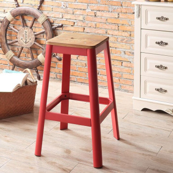 72334 RED BAR STOOL