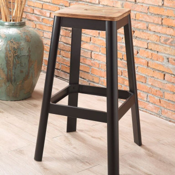 72332 BLACK BAR STOOL