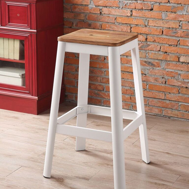 72331 WHITE BAR STOOL