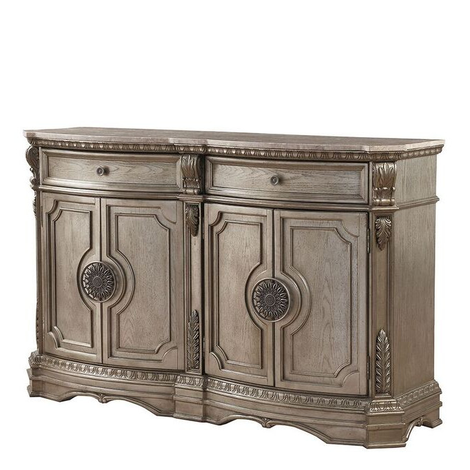 66925 SERVER WITH MARBLE TOP