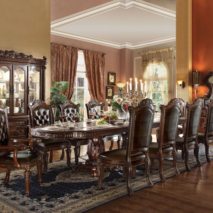 62000 VENDOME PED. DINING TABLE 136L