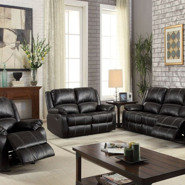 52285 BLACK MOTION SOFA